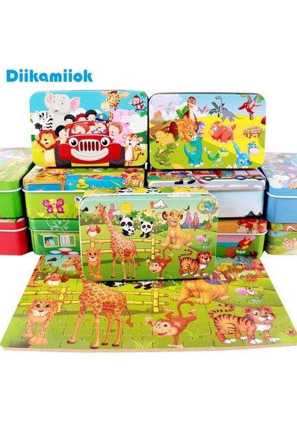 QM-613 Stili Yeni Eces Ahşap Bulmaca Çocuk Oyuncak Karikatür Hayvan Ahşap Yapboz Çocuk Erken Eğitici Oyuncaklar Noel Hediyesi Için (Yurt Dışından) fiyatları