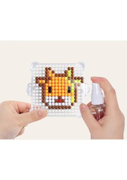 R Stili Kutu Kristal Dıy Su Sprey Boncuk Perlen Set Top Oyunları Çocuklar Için 3D El Yapımı Sihirli Oyuncaklar Aqua Mist Sihirli Boncuk (Yurt Dışından)