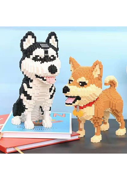 Dachshund Stili Kutu Yok Karikatür Hayvanlar Husky Dachshund Mini Mikro Tuğlalar Modle Shiba Inu Schnauzer Kaniş Mike Köpek Yapı Taşları Kaniş Oyuncaklar Çocuk Için (Yurt Dışından)