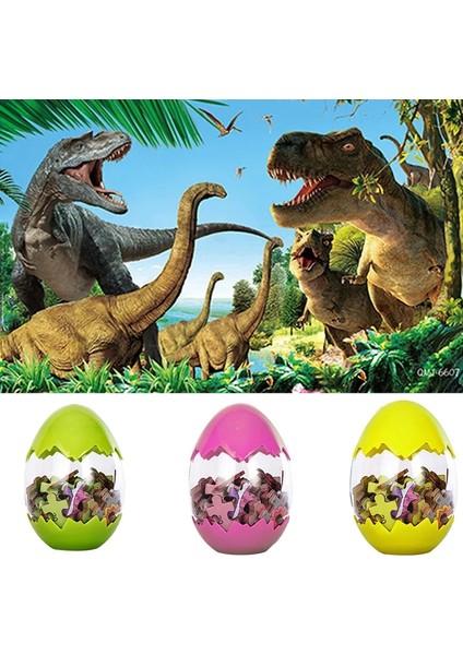 NO.6603 Stili Ahşap Yapbozlar Dinozor Yumurta Paketleme Dinozorlar Yapboz Yapboz Tahtası Eğitici Oyuncaklar Çocuklar Için Yapbozlar Hediyeler (Yurt Dışından)