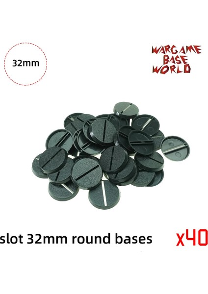 NO.100 Tarzı Oyun Minyatürleri ve Masa Oyunları Için 32 mm Yuvarlak Yuva Tabanları (Yurt Dışından) fiyatları