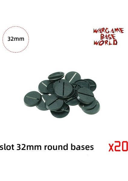 NO.100 Tarzı Oyun Minyatürleri ve Masa Oyunları Için 32 mm Yuvarlak Yuva Tabanları (Yurt Dışından) modelleri