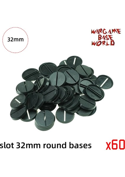 NO.100 Tarzı Oyun Minyatürleri ve Masa Oyunları Için 32 mm Yuvarlak Yuva Tabanları (Yurt Dışından) fırsatları