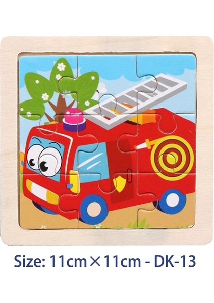 Dk-13 Stili Yeni Satış 38 Stil Karikatür Ahşap Bulmaca Çocuk Hayvan Araç Yapboz Oyuncak Bebek Çocuklar Için Erken Eğitici Oyuncaklar Oyunu (Yurt Dışından)