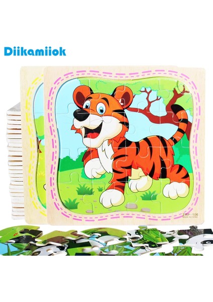 Dk-13 Stili Yeni Satış 38 Stil Karikatür Ahşap Bulmaca Çocuk Hayvan Araç Yapboz Oyuncak Bebek Çocuklar Için Erken Eğitici Oyuncaklar Oyunu (Yurt Dışından) fiyatları