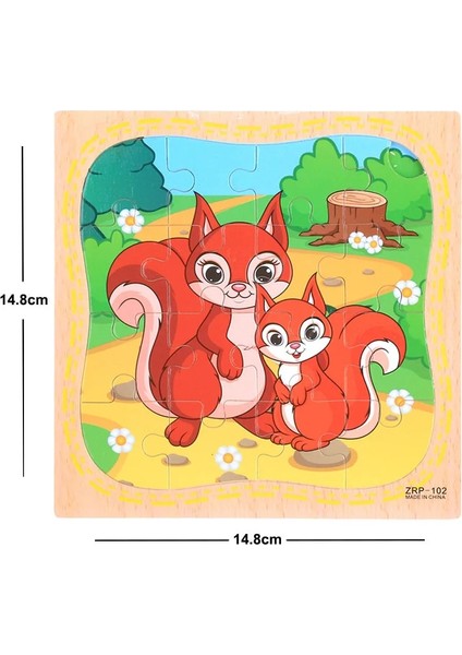 ZRP-102 Stili Yeni Satış 38 Stil Karikatür Ahşap Bulmaca Çocuk Hayvan Araç Yapboz Oyuncak Bebek Çocuklar Için Erken Eğitici Oyuncaklar Oyunu (Yurt Dışından)