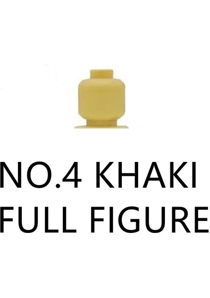No.4 Haki Renk Stili Boş Baskı Yok Mini Şekil Yapı Taşı Toyolors Mevcut Koleksiyon Dıy Boyama Mini Blok Oyuncaklar Eğitici Hediyeler (Yurt Dışından)