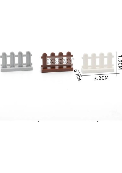 3633 Gri Stil Marumine Moc Şehir Aksesuarları Tuğlalar Çit Korkuluk Merdivenler Ev Bahçe Oyuncak Inşaat Yapı Taşları Parçaları Parçaları (Yurt Dışından) indirimleri
