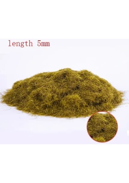 Gümüş Tarzı 30G Minyatür Sahne Modeli Materia Çim Akın Çim Naylon Çim Tozu Statik Çim 3mm 5mm 8mm Modelleme Hobi El Sanatları Aksesuarı (Yurt Dışından)