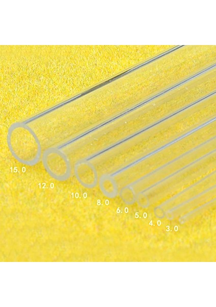 3X250MM 10 Adet Stil Wjdg Modeli Doğrudan Akrilik Pleksiglas Tüp Tüp Dıy Yapı Kum Masası Şeffaf Içi Boş Dairesel Tüp (Yurt Dışından)