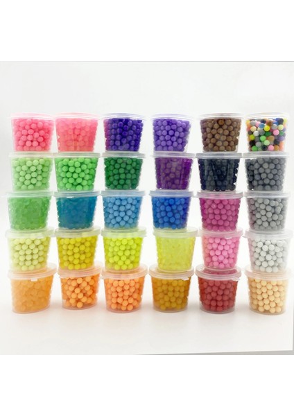 R Stili Plastik Kutu Paketi 30 Renkler 5mm Su Boncuk Sprey Aqua Sihirli Eğitim 3D Boncuklar Çocuk Oyuncakları Için Perlen Bulmacalar (Yurt Dışından)