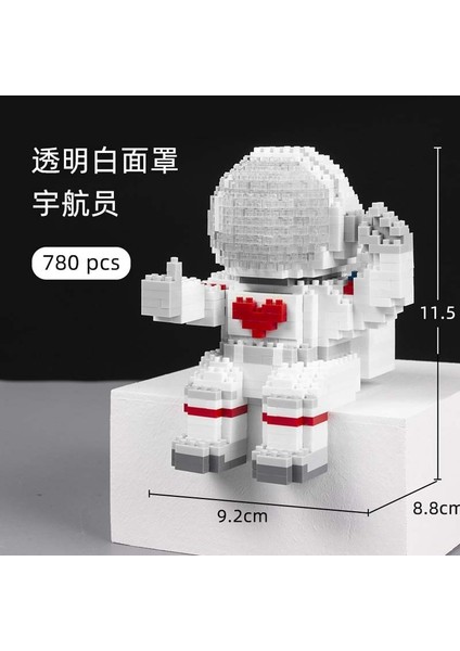 9080 Kutu Stili Yok Uzay Istasyonu Satürn V Roket Yapı Taşları Şehir Mekiği Uydu Astronot Figürü Adam Tuğla Seti Çocuk Oyuncakları Hediye (Yurt Dışından)