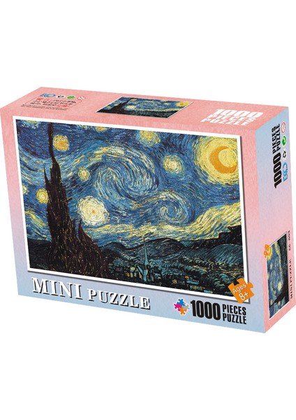 No.18 Tarzı Mını Bilmecenin Dünya Ünlü Tablosu Van Gogh Yağlıboya Yetişkin Çocuklar Dıy Yapboz Yaratıcılık Oyuncaklar Hayal Edin (Yurt Dışından) fırsatları