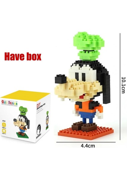 Mor Tarzı Plastik Mini Bloklar Mickey Minnie Donald Duck Karikatür Diy Modeli Mikro Yapı Tuğla Blokları Aksiyon Figürleri Oyuncaklar Çocuklar Için (Yurt Dışından)
