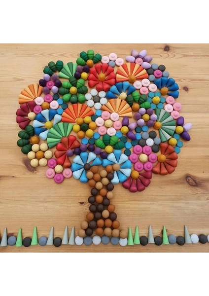 Ben 36 Adet Tarzı Bebek Ahşap Yapı Seti Gökkuşağı Blokları Nordic Gevşek Parçalar Liewood Oyuncak Çocuk Çocuk Montessori Çocuk Yürüyor Waldorf (Yurt Dışından)