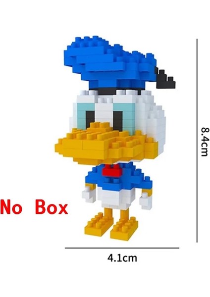 Mavi Stil Plastik Mini Bloklar Mickey Minnie Donald Duck Karikatür Diy Modeli Mikro Yapı Tuğla Blokları Aksiyon Figürleri Oyuncaklar Çocuklar Için (Yurt Dışından)