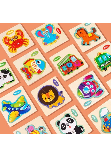 Koyu Haki Stili Bebek Oyuncakları Ahşap 3D Bulmaca Tangram Şekilleri Öğrenme Karikatür Hayvan Zeka Yapboz Oyuncaklar Çocuklar Için Eğitici (Yurt Dışından) fiyatları