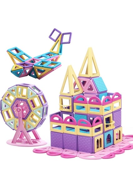 Yeşil Stil Manyetik Yapı Taşları Büyük Boy Model Yapı Tuğlaları Inşaat Mıknatıs Blokları Çocuklar Için Tasarımcı Eğitici Oyuncaklar Hediyeler (Yurt Dışından) fırsatları