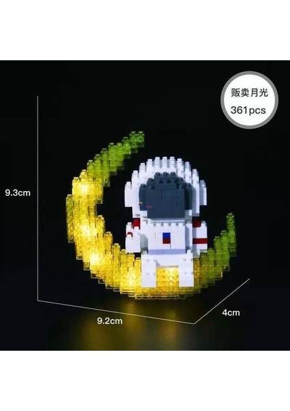 CLC6601 Kutu Stili Yok Uzay Istasyonu Satürn V Roket Yapı Taşları Şehir Mekiği Uydu Astronot Figürü Adam Tuğla Seti Çocuk Oyuncakları Hediye (Yurt Dışından)