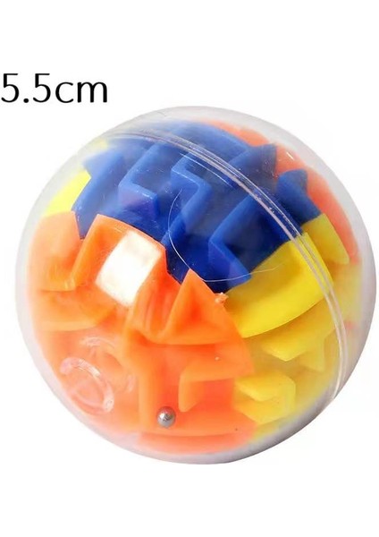 Çok Renkli 5.5cm Stili Montessori Bulmaca 3D Labirent Cubo Magico Şeffaf Altı Taraflı Hız Sihirli Küpler Haddeleme Topu Spor Oyunu Oyuncaklar Çocuklar Için Yetişkinler (Yurt Dışından)