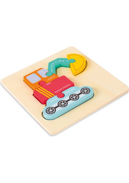 Ekskavatör Stili Yeni Bebek Oyuncakları 3D Ahşap Bulmaca Eğitici Oyuncaklar Erken Öğrenme Biliş Çocuklar Karikatür Hayvan Trafik Kavrama Zeka Bulmacaları (Yurt Dışından)