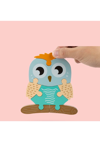 Ekskavatör Stili Yeni Bebek Oyuncakları 3D Ahşap Bulmaca Eğitici Oyuncaklar Erken Öğrenme Biliş Çocuklar Karikatür Hayvan Trafik Kavrama Zeka Bulmacaları (Yurt Dışından) fırsatları