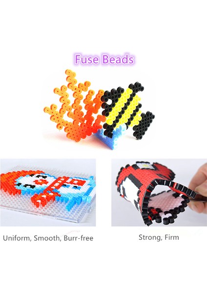 MCPD42 Stili Çanta 5mm Hama Beadlors Perler Boncuk Bulmaca Eğitim Oyuncak Sigorta Boncuk Çocuklar Için Yapboz 3D Abalorios (Yurt Dışından)