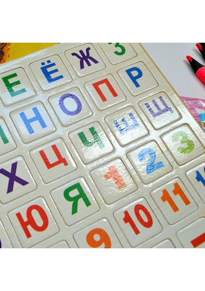 Rus Alfabesi Stili Çocuklar Ahşap Manyetik Rus Alfabesi Bulmaca Rus Dili Öğrenme Eğitici Oyuncak Tahta Yapıştır Için Bebek Komik Oyuncak (Yurt Dışından) fırsatları