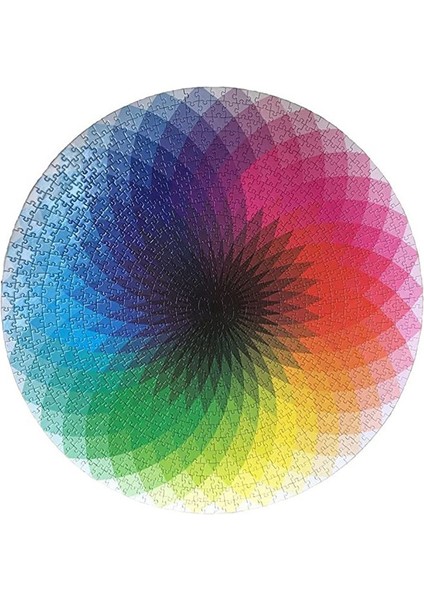 Turuncu Mandala Stili Eces 3D Yapboz Masa Oyunları Hayvan Aslan Yuvarlak Kağıt Yapboz Oyuncaklar Yetişkinler Için Hediye Çocuk Oyuncakları Çocuklar Için Duvar Dekoru (Yurt Dışından)