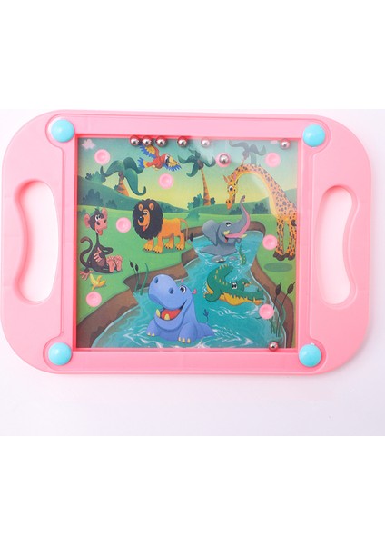 B-Pembe Tarzı Sıcak Satış 3D Çocuklar Çocuklar Için Eğitici Oyuncaklar Bebek Bulmaca Montessori Labirent Denge Oyunu Bebekler Için Hediye Karikatür Kartları (Yurt Dışından)