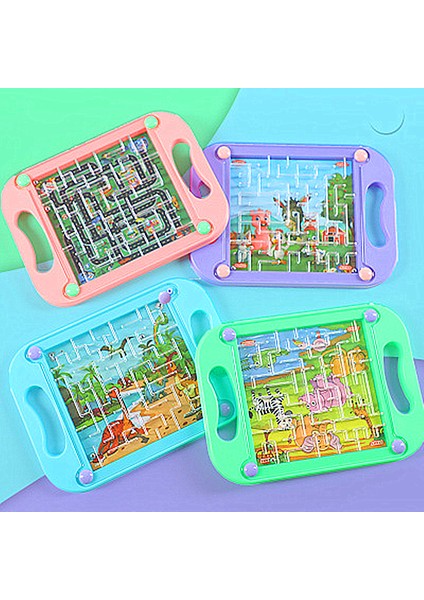 B-Pembe Tarzı Sıcak Satış 3D Çocuklar Çocuklar Için Eğitici Oyuncaklar Bebek Bulmaca Montessori Labirent Denge Oyunu Bebekler Için Hediye Karikatür Kartları (Yurt Dışından)