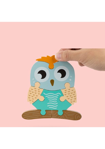 QW-C08 Stili 38 Stilleri Renkli Ahşap 3D Yapboz Oyuncak Çocuklar Hayvan Araba Bilişsel Öğrenme Oyunu Bebek Eğitici Ahşap Oyuncaklar Çocuklar Için (Yurt Dışından)