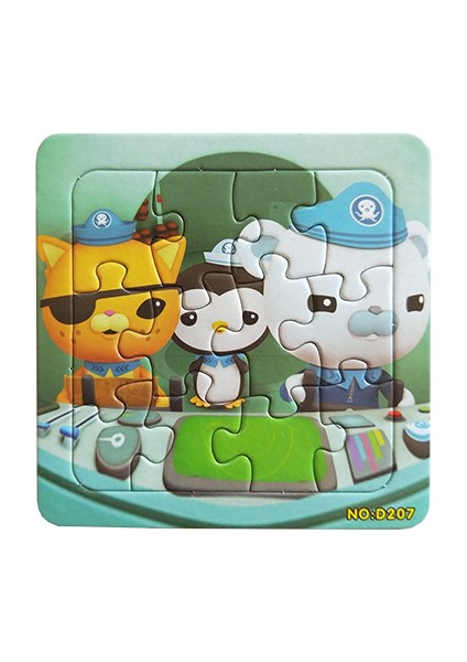 Pengfu Shop No.6 Tarzı Bulmacalar Ünlü Karikatür Octonauts Çocuklar Için Eğitici Oyuncak Dijital Kağıt Uzzle Oyunu Çocuk Oyuncakları (Yurt Dışından)