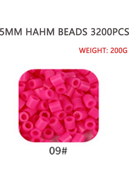 09-3200PCS Tarzı 5mm Hama Boncuklu Çocuklar Için Eğitim Diy Oyuncaklar 100% Garantisi Yeni Perler Boncuklar (Yurt Dışından)