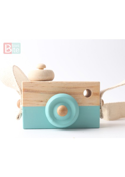 Yeşil Stil 1 Adet Iskandinav Ahşap Bebek Oyuncakları Moda Kamera Kolye Montessori Oyuncaklar Çocuklar Için Ahşap Dıy Hediyeler Hemşirelik Hediye Bebek Blok (Yurt Dışından)