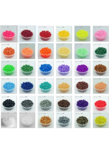 No.33 Tarzı Kutu Ambalaj 5 mm Hama Boncuk Diy Oyuncak 48 Çeşit Renk Gıdaya Uygun Perler Demir Boncuk Pupukou Sigorta Boncuk Çocuklar Eğitim Bulmaca (Yurt Dışından) fırsatları