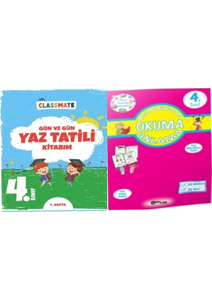 4. Sınıf Gün ve Gün Yaz Tatili Kitabım ve Okuma ve Anlama