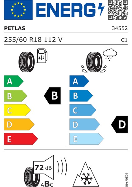 255/60 R18 112V Reinf. Explero A/S Pt411 Suv Lastiği (Üretim Yılı: 2024)