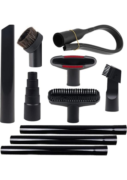 Mağaza Vac Aksesuarları Için 10 Adet Vakum Ekleri-1 7/8ın Ila 1ın Vakum Hortumu Adaptörü, 1 1/4 Inç Vakum Uzatma Çubuğu (Yurt Dışından)