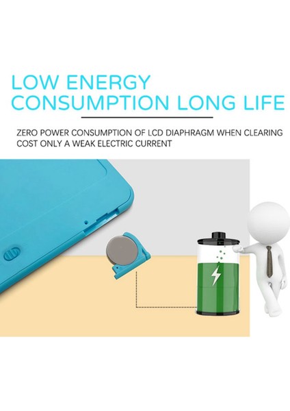 10 Inç LCD Çizim Tableti Çocuk Oyuncakları Boyama Araçları Elektronik Yazı Tahtası Çocuklar Için Eğitici, Siyah (Yurt Dışından)