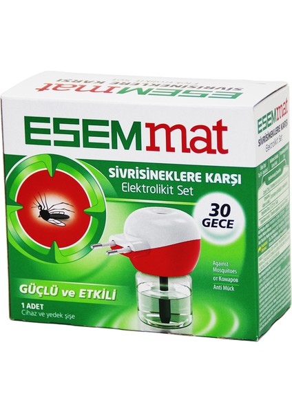 Set - 30 Gece Elektrolikit Sivrisineklere Karşı