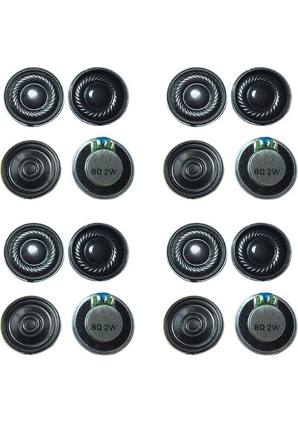 16 Adet 23MM Horn 8 Ohm 2W Yuvarlak Iç Kapı Elektronik Oyuncak Küçük Hoparlör (Yurt Dışından)