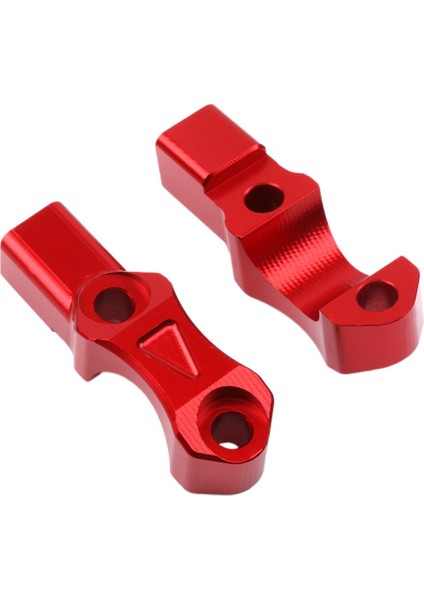 Motosiklet Evrensel Cnc Uzatma Çubuğu Sabit Gidon Yükseltici 22MM7/8 Inç Kolu Bar Klip Tutucu Kelepçe Kırmızı (Yurt Dışından)