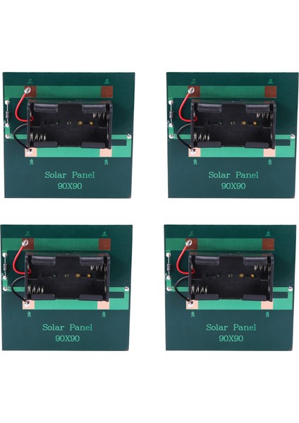 Doğrudan Şarj Edilen 2xaa Piller Için Tabanlı 4x 1W 4V Şarj Edilebilir Aa Pil Güneş Pili Şarj Cihazı (Yurt Dışından)