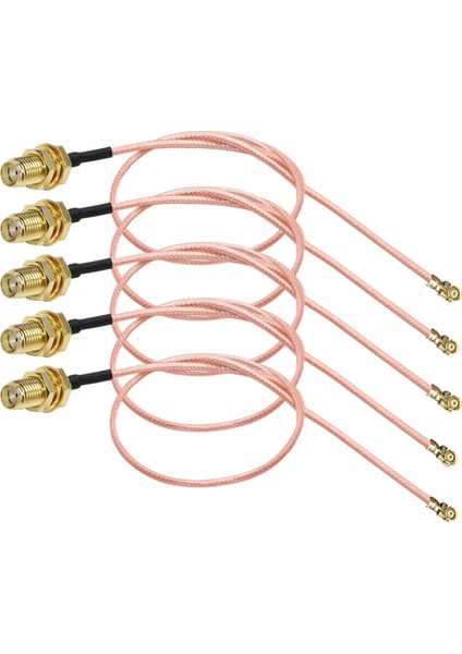 5 Adet Sma Konnektör Kablosu Dişi Ufl/u.fl/ıpx/ıpex Rf Veya Yok Konektör Koaksiyel Adaptör Düzeneği RG178 Pigtail Kablo (Yurt Dışından)