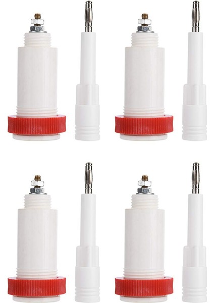 4 Çift 4 mm Banana Jack 10KV -30KV Yüksek Gerilim Konnektör Fişi ve Soket Güç Kaynağı Test Cihazı (Yurt Dışından)