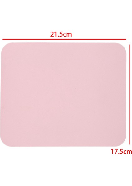 2x Fare Altlığı Bilgisayar Faresi Silikon Jel Mouse Pad Ultra-Ince Dizüstü Bilgisayar, Pembe (Yurt Dışından)