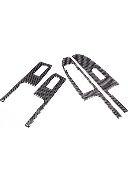 Araba Cam Kaldırma Anahtarı Çerçeve Paneli Kapak Etiket Dekorasyon 2022 2023 Aksesuarları Için - Yumuşak Karbon Fiber (Yurt Dışından)
