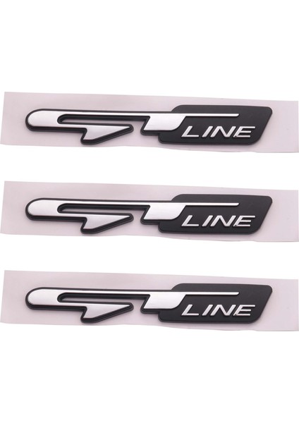 3x Serin 3D Araba Stil Etiket Harfler Etiket Arka Bagaj Araba Kapıları Için Çıkartmalar (Yurt Dışından)