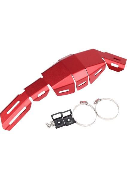 Motosiklet Egzoz Borusu Kapağı Isı Koruyucu Isı Yalıtım Koruması Için CRF300L CRF300 L Crf 300L(KIRMIZI) (Yurt Dışından)